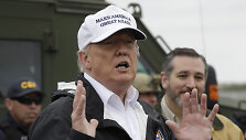 Donaldas Trumpas Teksase prie JAV ir Meksikos pasienio