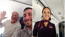 Tėtis užsisakė 6 skrydžius, kad Kalėdas galėtų praleisti su lėktuvo palydove dukra