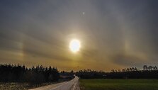 Saulės halas Bačkonių kaime