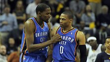 &bdquo;Thunder&ldquo; lyderiai Kevinas Durantas ir Russellas Westbrookas