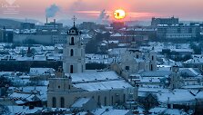 Vilnius, vaizdas nuo Trijų kryžių kalno. 