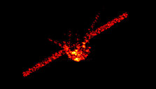 Radaru užfiksuotas besileidžiančios &bdquo;Tiangong-1&ldquo; laboratorijos vaizdas