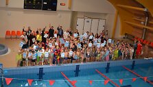 Varėnos sporto centro plaukimo projekto dalyviai