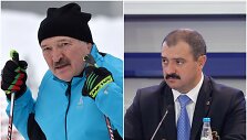 Aleksandras Luka&scaron;enka &ndash; Baltarusijos olimpinio komiteto  prezidentas, jo sūnus Viktoras Luka&scaron;enka (de&scaron;inėje) &ndash; pirmasis viceprezidentas.