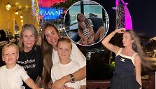 Viktorija Siegel su mama ir vaikais