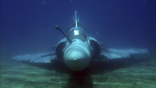 Graikijos naikintuvas &bdquo;Mirage 2000-5&ldquo; Egėjo jūros dugne
