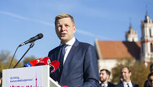 Remigijus &Scaron;ima&scaron;ius pristatė savo sprendimą antrą kartą kandidatuoti į Vilniaus mero postą