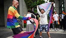 LGBT aktyvistai prie Tailando parlamento