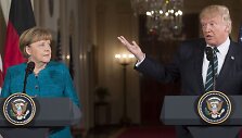 A.Merkel ir D.Trumpo susitikimas Baltuosiuose rūmuose