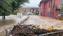 Potvynis Komo mieste