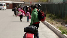 Migrantai Meksikoje