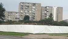 Būsimojo &bdquo;Lidl&ldquo; prekybos centro statybvietė