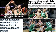 Italijos žiniasklaida mano, kad nesėkmė Kaune stipriai kirto per Milano "Olimpia" &scaron;ansus patekti į atkrintamąsias kovas Eurolygoje.