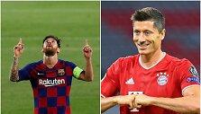 Lionelis Messi ir Robertas Lewandowski mu&scaron;ė įvarčius.