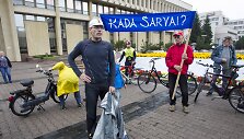 Lietuvos dviratininkų bendrijos tarybos narys Linas Vainius.