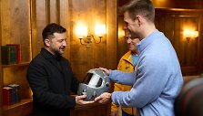 Sportininko susitikimas su Volodymyru Zelenskiu