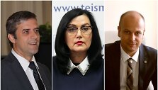 Drausmės bylų reikalaujama teisėjams (i&scaron; kairės) V.Zeliankai, L.Braždienei ir M.Kursevičiui.
