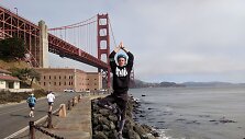 Visur ramu, jeigu viduje ramu JAV &ndash; San Fransisko tiltas