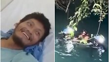 15 dienų Meksikos povandeniniame urve i&scaron;gyvenęs žvejys &scaron;okiravo net gelbėtojus