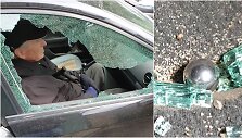 Pasistatęs ma&scaron;iną Kauno centre kaunietis sulaukė &scaron;ūvių į langą