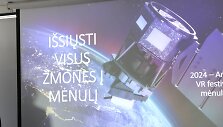 NASA hakatono idėjų pristatymas