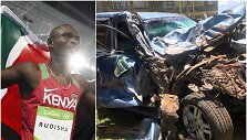 Davidas Rudisha po avarijos automobilis atrodė taip.