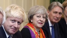 Borisas Johnsonas, Theresa May ir Phillipas Hammondas