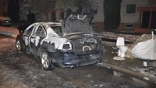 Sudegęs automobilis