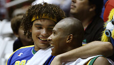 Andersonas Varejao ir Leandro Barbosa