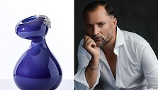 Mantas Petru&scaron;kevičius ir jo kurta vaza &bdquo;Molecule&ldquo;