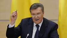 Viktoras Janukovyčius spaudos konferencijoje