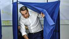 Partijos &bdquo;Naujoji demokratija&ldquo; vadovas Kyriakos Mitsotaki