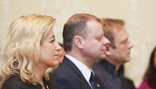Ministras pirmininkas Saulius Skvernelis pristatė naująjį ministrą Kultūros ministerijoje 