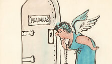 Juozo Kasčiūno 1963 m. sukurta antireliginė karikatūra