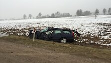 Avarija kelyje Kaunas-Alytus, 27 km