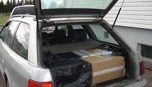 Policijos sustabdytas automobilis su kontrabandinėmis cigaretėmis