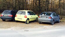 Reido akimirka: be numerių palikti automobiliai