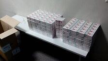 Konfiskuotos kontrabandinės cigaretės