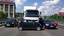 Keturių automobilių avarija Vilniuje