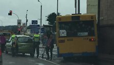 Avarija Žalgirio ir Kalvarijų gatvių sankryžoje