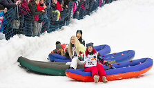 Akimirka i&scaron; sporto renginio &bdquo;Snow Kayak 2016&ldquo;