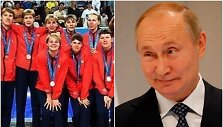 Vladimiras Putinas ir Rusijos olimpiečiai