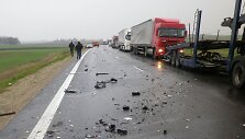 Vilkiko ir &bdquo;Alfa Romeo&ldquo; avarija kelyje &bdquo;Via Baltica&ldquo;