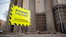 Kauno centre atliekami statybų darbai