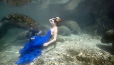 Mėgstančio nardyti modelio povandeninė fotosesija Bahamose