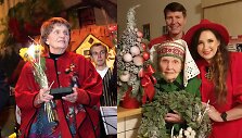 Stefa Navardaitienė ir Liveta bei Petras Kazlauskai