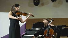 Koncertuoja Nacionalinio Forumo  &bdquo;Ars Lituanica&ldquo; organizatoriai - Dalia Dėdinskaitė ir Gleb Py&scaron;niak.