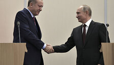 Recepas Tayyipas Erdoganas ir Vladimiras Putinas
