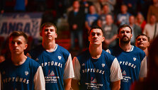 LKL rungtynėse: Klaipėdos &bdquo;Neptūnas&ldquo;.