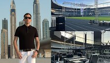 Pasiruo&scaron;imas &bdquo;SEL&ldquo; koncertui Kauno Dariaus ir Girėno stadione 